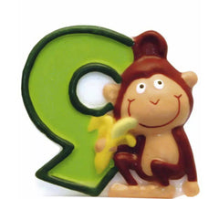 Safari Animal Kerze mit der Nummer 9