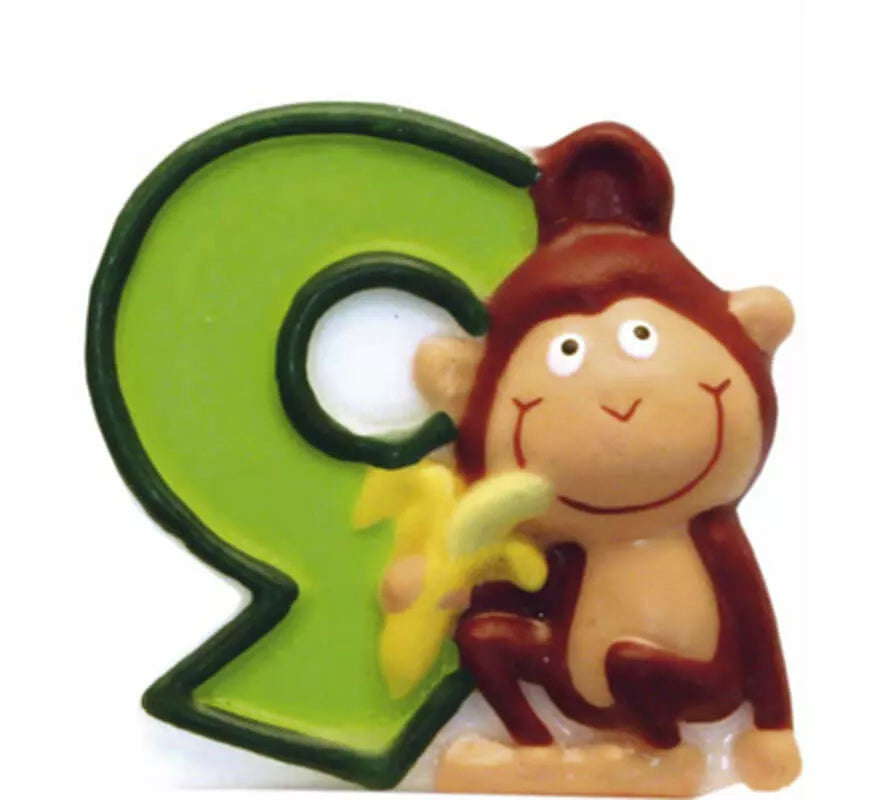 Translation missing: de.Vela de Animal del Safari con el número 9