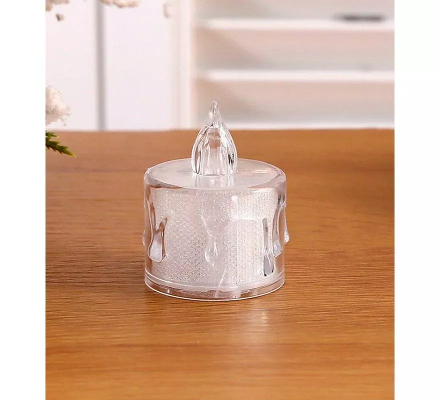 Vela Goteo Transparente de 5 cm