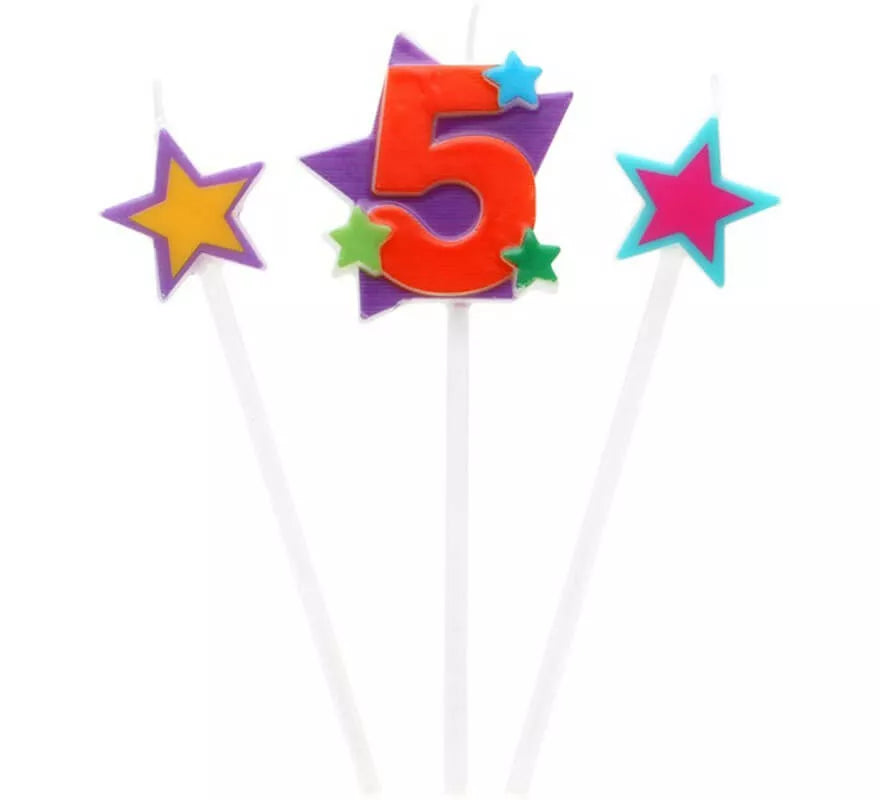 Translation missing: de.Vela Nº 5 con 2 Estrellas