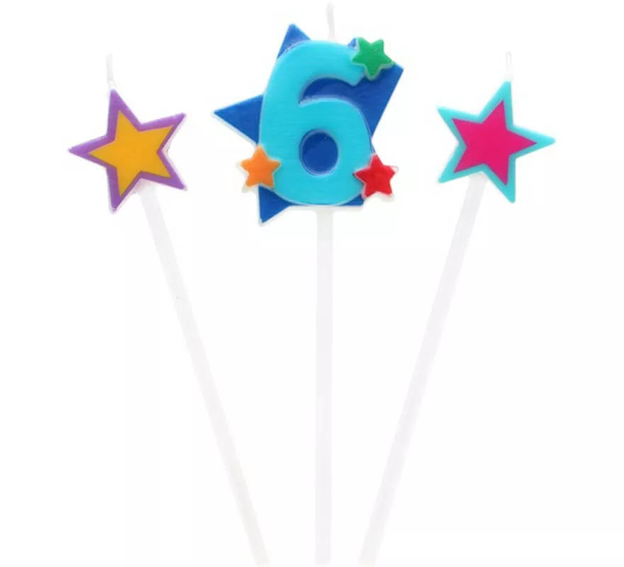Translation missing: de.Vela Nº 6 con 2 Estrellas