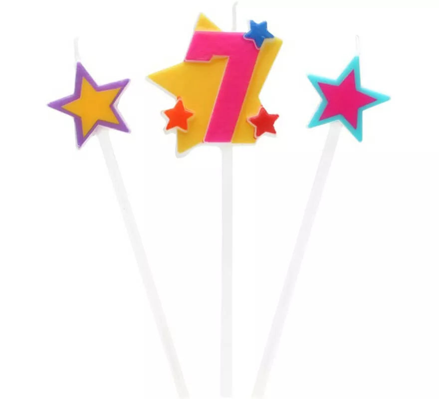 Translation missing: de.Vela Nº 7 con 2 Estrellas
