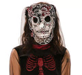 Velo con Calavera del Día de los Muertos