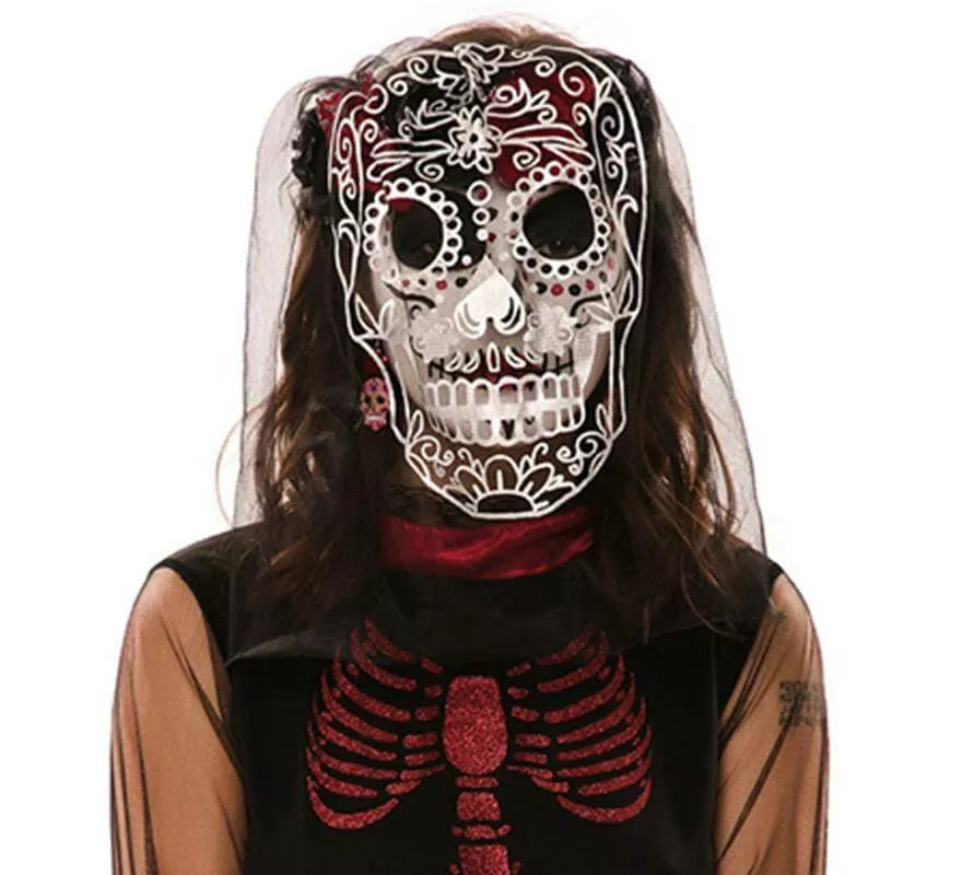 Translation missing: de.Velo con Calavera del Día de los Muertos