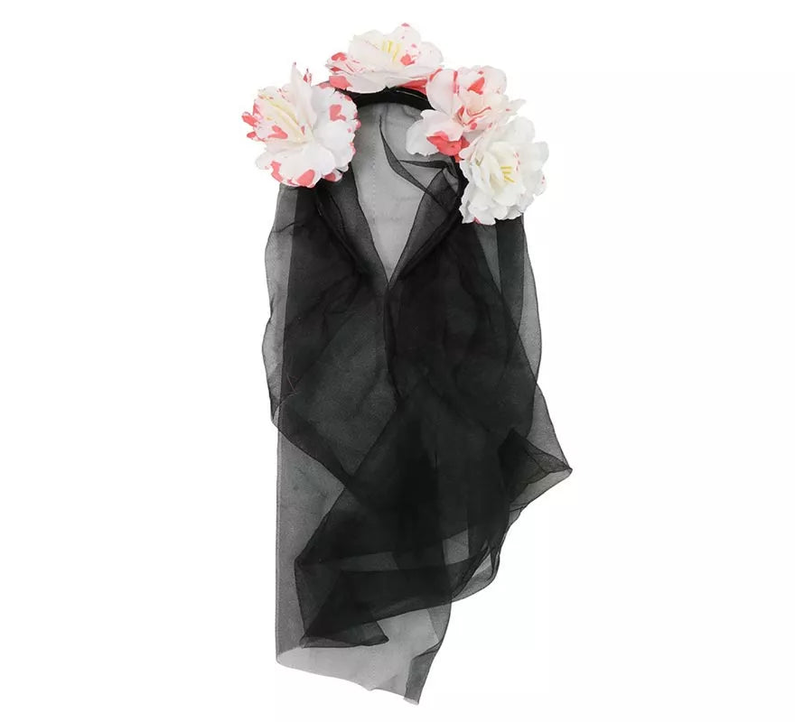 Translation missing: de.Velo con Flores Blancas
