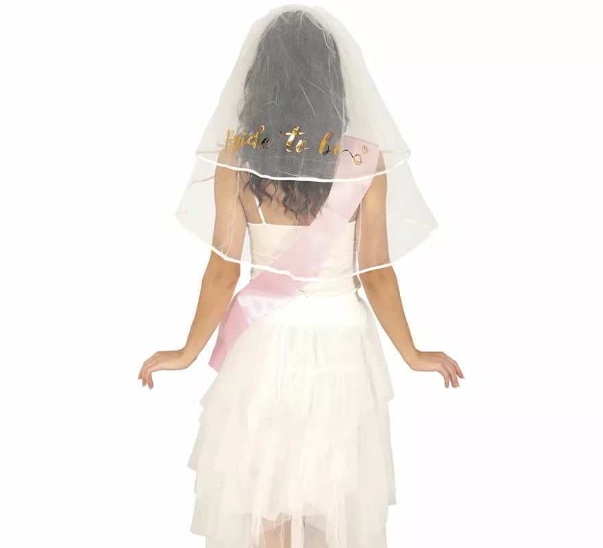 Velo de Novia Bride To Be de 70 cm
