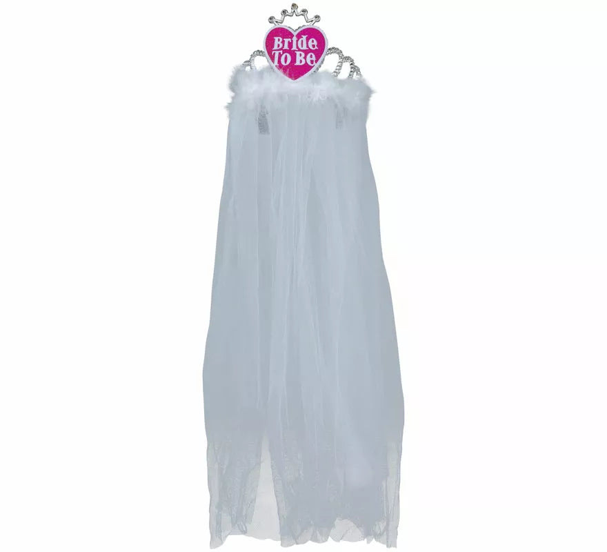 Translation missing: de.Velo de Novia con Diadema corazón