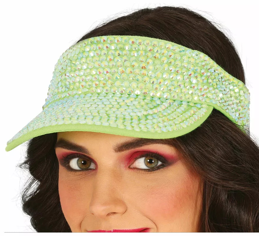 Translation missing: de.Visera con pedrería en varios colores adulto