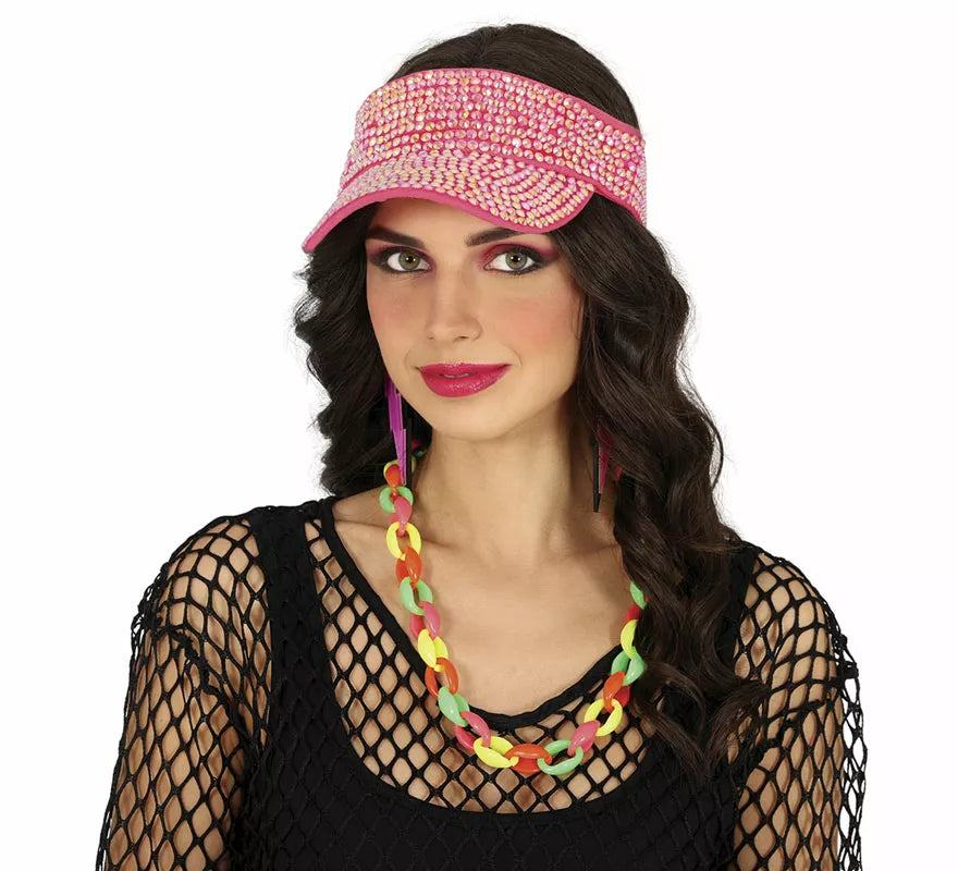 Translation missing: de.Visera con pedrería en varios colores adulto