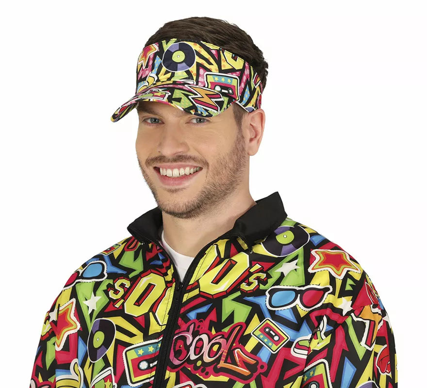 Translation missing: de.Visera estampado de los años 90 adulto