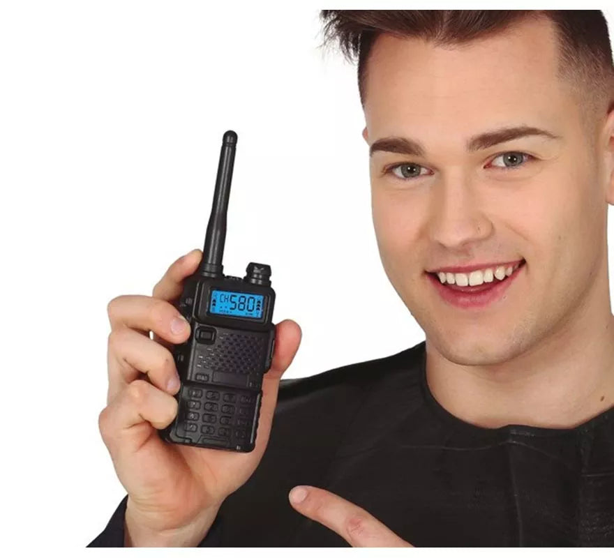 Translation missing: de.Walkie-Talkie Negro de 20 cm
