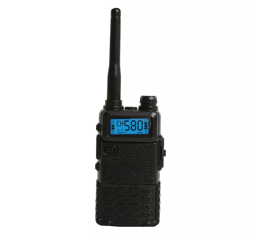 Translation missing: de.Walkie-Talkie Negro de 20 cm