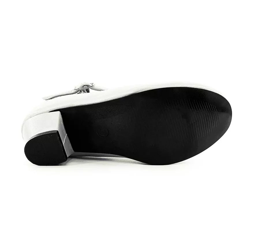 Translation missing: de.Zapato Sevillana con tacón Blanco en números del 22 al 41