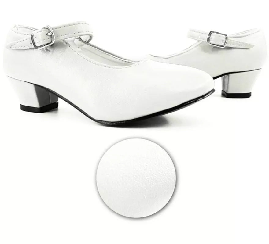 Translation missing: de.Zapato Sevillana con tacón Blanco en números del 22 al 41
