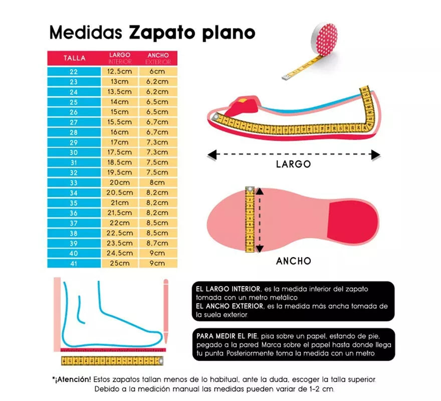 Translation missing: de.Zapatos Bailarinas Azul Purpurina en números del 22 al 41