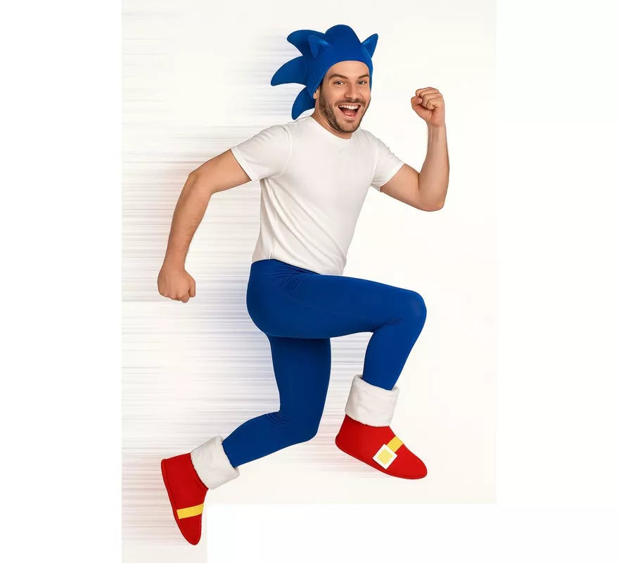 Zapatos de Corredor Erizo Azul de dibujos para adulto