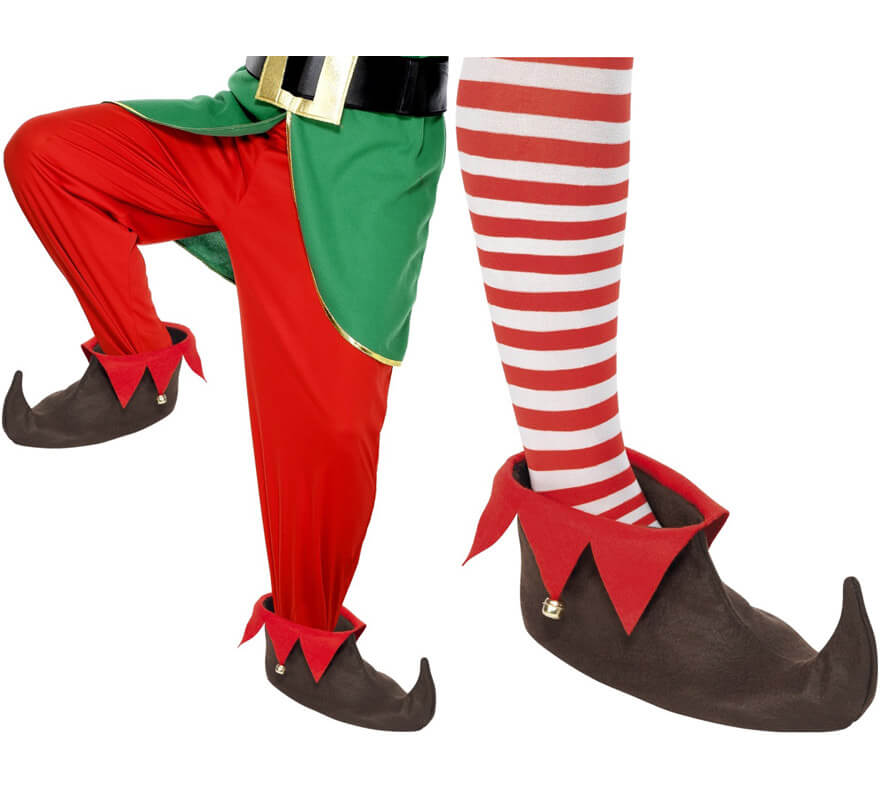 Translation missing: de.Zapatos de Elfo de color marrón con cascabel