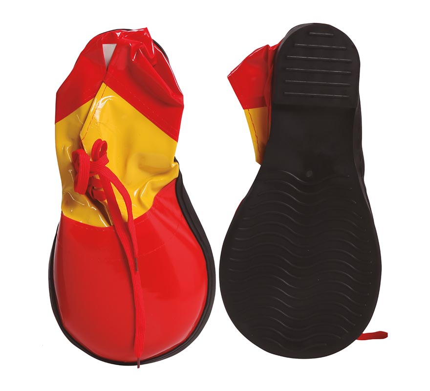 Translation missing: de.Zapatos de Payaso Rojos y Amarillos 35 cm