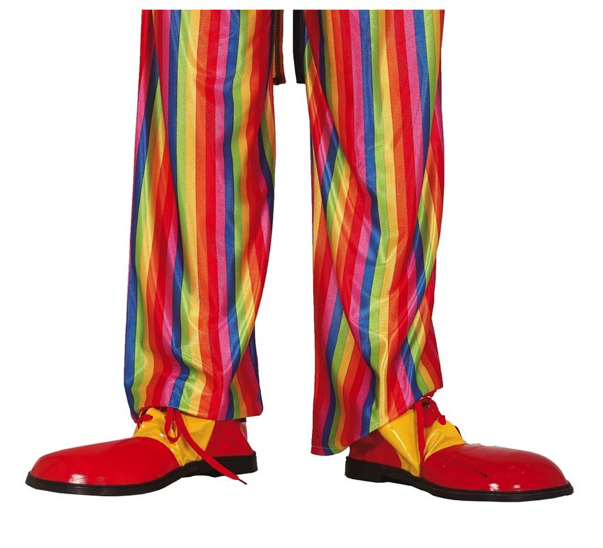 Translation missing: de.Zapatos de Payaso Rojos y Amarillos 35 cm