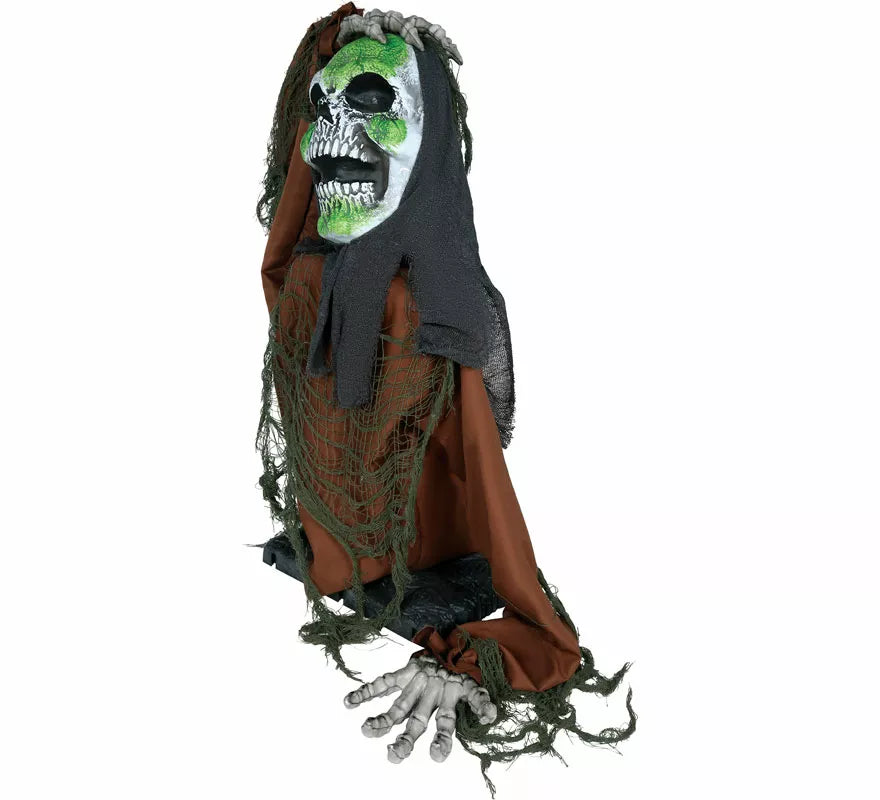 Zombie Calavera con Luz, Sonido y Movimiento de 65 cm