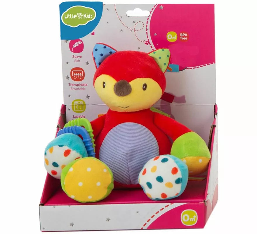 Translation missing: de.Zorro de Peluche rojo infantil de 26 cm